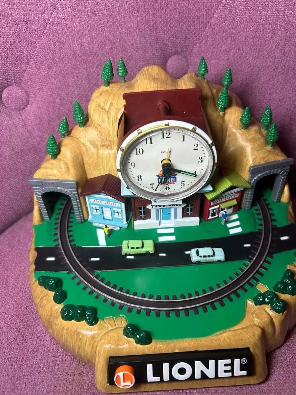 Lionel 100th Anniversary Lionelville Animated Train Alarm Clock